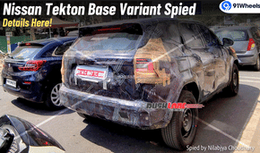 Nissan Tekton Base Variant Spotted Testing In India: Launch Soon?