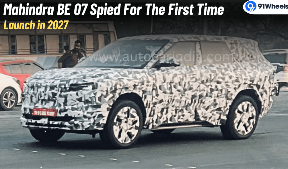 Mahindra BE07 Spied Testing For The First Time Ever: Launch Next Year
