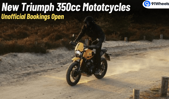 New Triumph 350cc Motorcycle:  Unofficial Bookings Now Underway