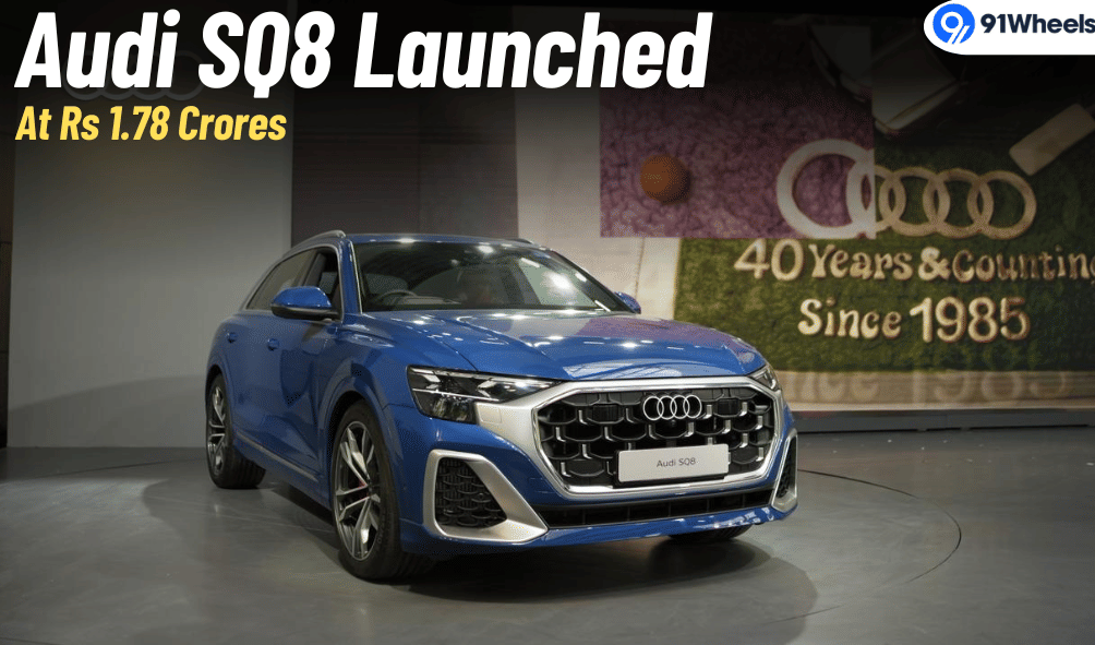 Audi SQ8 Launched In India At Rs 1.78 Crores; Powered By A 507 PS 4L V8 Mill Audi SQ8 Launched In India At Rs 1.78 Crores; Powered By A 507 PS 4L V8 Mill