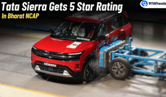 Tata Sierra Scores 5 Star In Bharat NCAP Crash Test Ratings