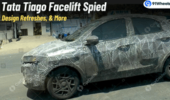 Tata Tiago Facelift Spied Testing: Design Updates, Features & More