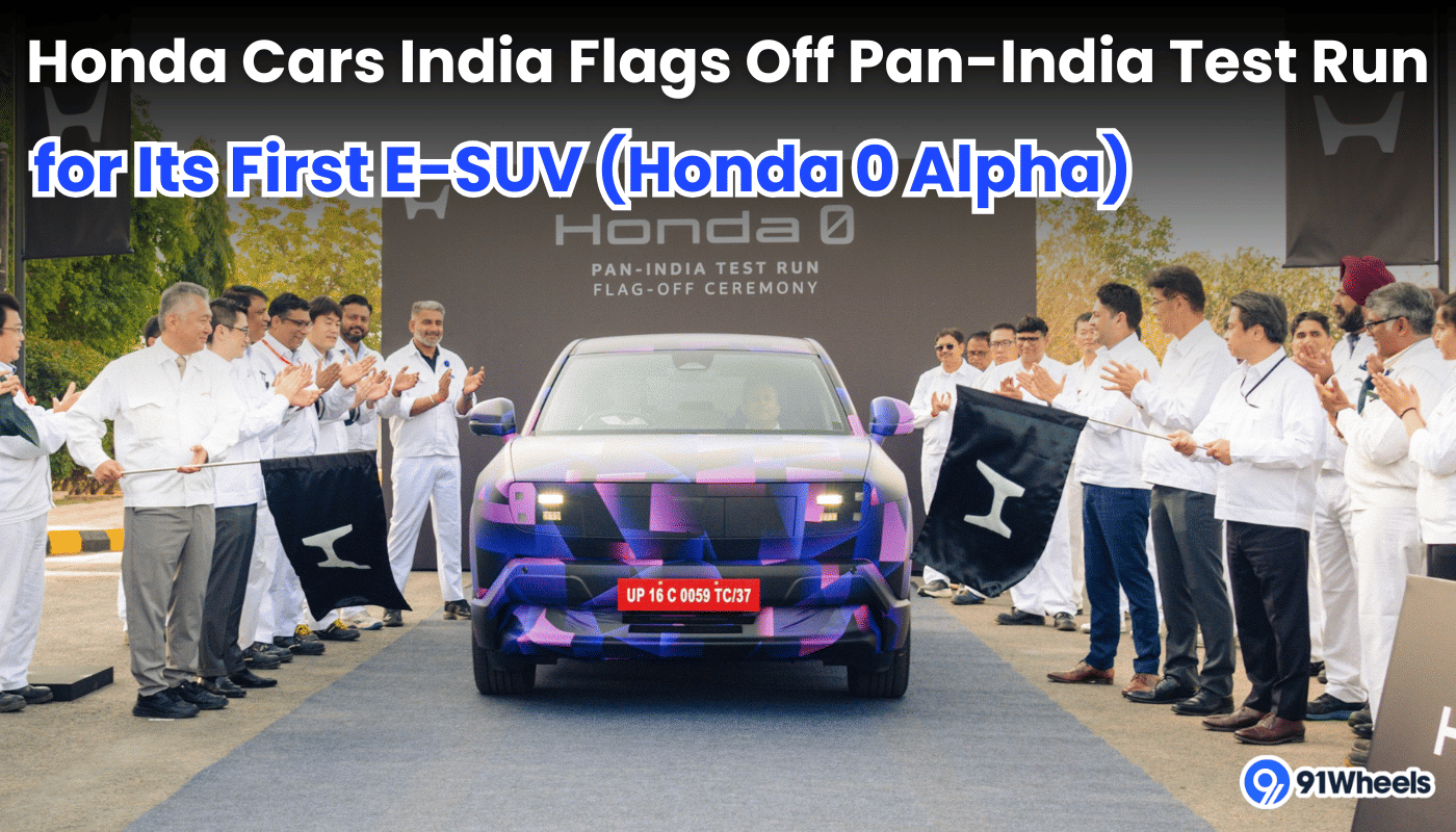 Honda 0 Alpha: Honda Cars India Flags Off Pan-India Test Run for Its First E-SUV Honda 0 Alpha: Honda Cars India Flags Off Pan-India Test Run for Its First E-SUV
