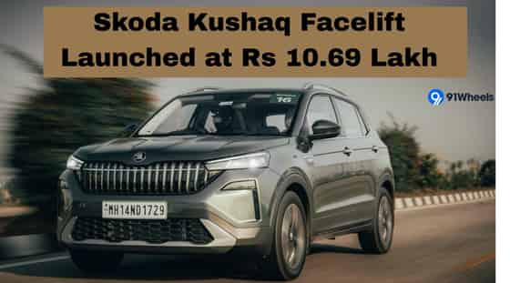 Skoda Kushaq Facelift Launched at Rs 10.69 Lakh; Gets New 8-Speed AT