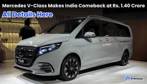 Mercedes V-Class Makes India Comeback at Rs. 1.40 Crore: All Details Here