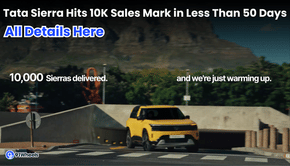 Tata Sierra Hits 10K Sales Mark in Less Than 50 Days: All Details Here