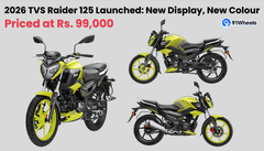 2026 TVS Raider 125 Launched: More Features, More Colour Options