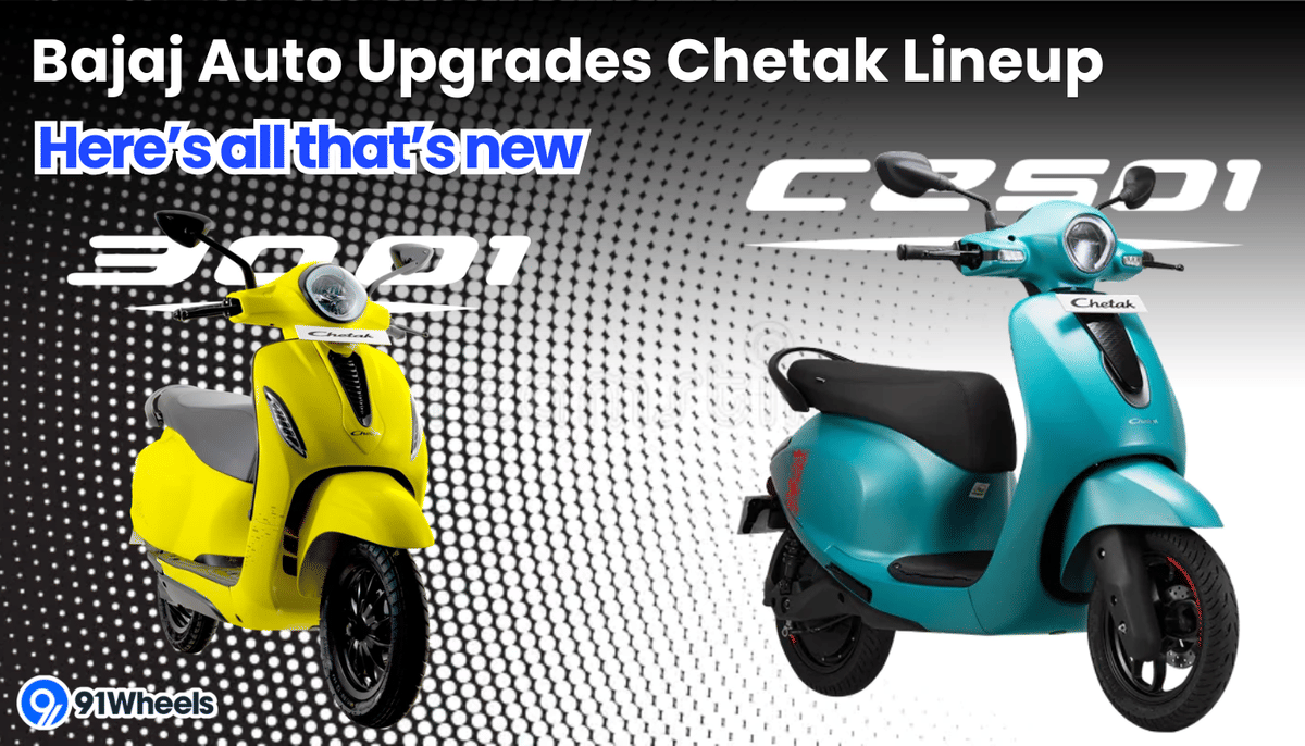 Bajaj Auto Upgrades Chetak Lineup with New In-built Features: Check Details Bajaj Auto Upgrades Chetak Lineup with New In-built Features: Check Details