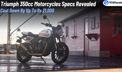 Triumph 350cc Bikes Specs Revealed: Price Down By Up To Rs. 21,000