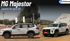 MG Majestor Launch Date Set For April 20: Details Here