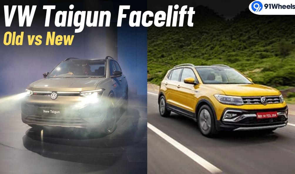 Volkswagen Taigun Facelift: Old vs New Explained Volkswagen Taigun Facelift: Old vs New Explained