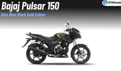 Bajaj Pulsar 150 Gets New Black Gold Colour Option