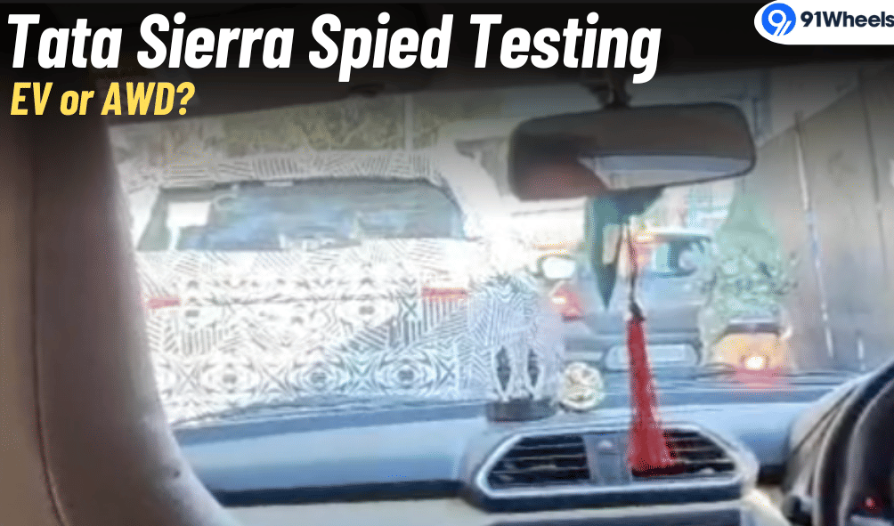 Tata Sierra Spied Testing Under Camo: Electric or AWD?