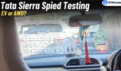 Tata Sierra Spied Testing Under Camo: Electric or AWD?