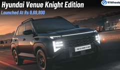 Hyundai Venue Knight Edition Launched At Rs. 9,69,800
