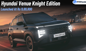 Hyundai Venue Knight Edition Launched At Rs. 9,69,800
