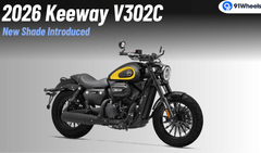 2026 Keeway V302C Launched At Rs 4.22 Lakhs: Gets New Yellow Shade