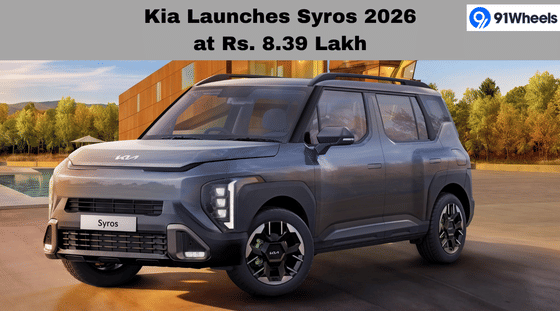 Kia Launches Syros 2026 at Rs. 8.39 Lakh: New Variants, More Automatics