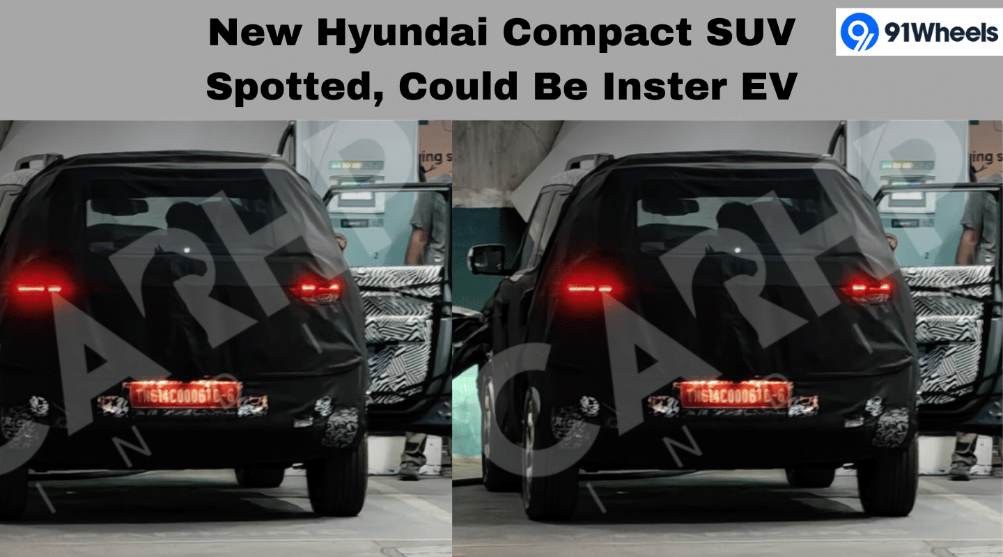 New Hyundai Compact SUV Spotted, Could Be Inster EV New Hyundai Compact SUV Spotted, Could Be Inster EV