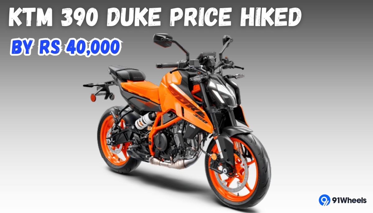 KTM 390 Duke Price Hiked by Rs 40,000 in April 2026 KTM 390 Duke Price Hiked by Rs 40,000 in April 2026