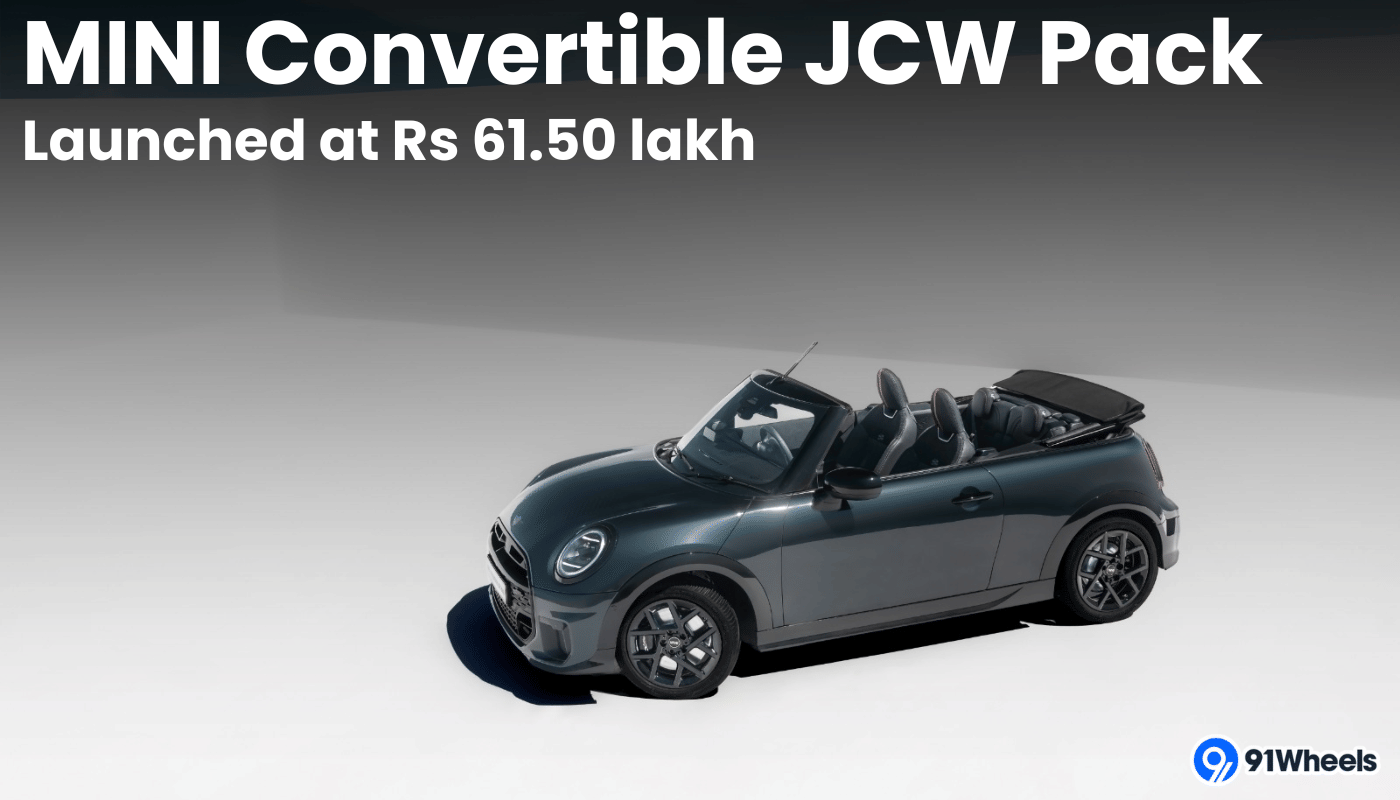 MINI Convertible JCW Pack Launched At Rs 61.50 Lakh (ex-show): Details