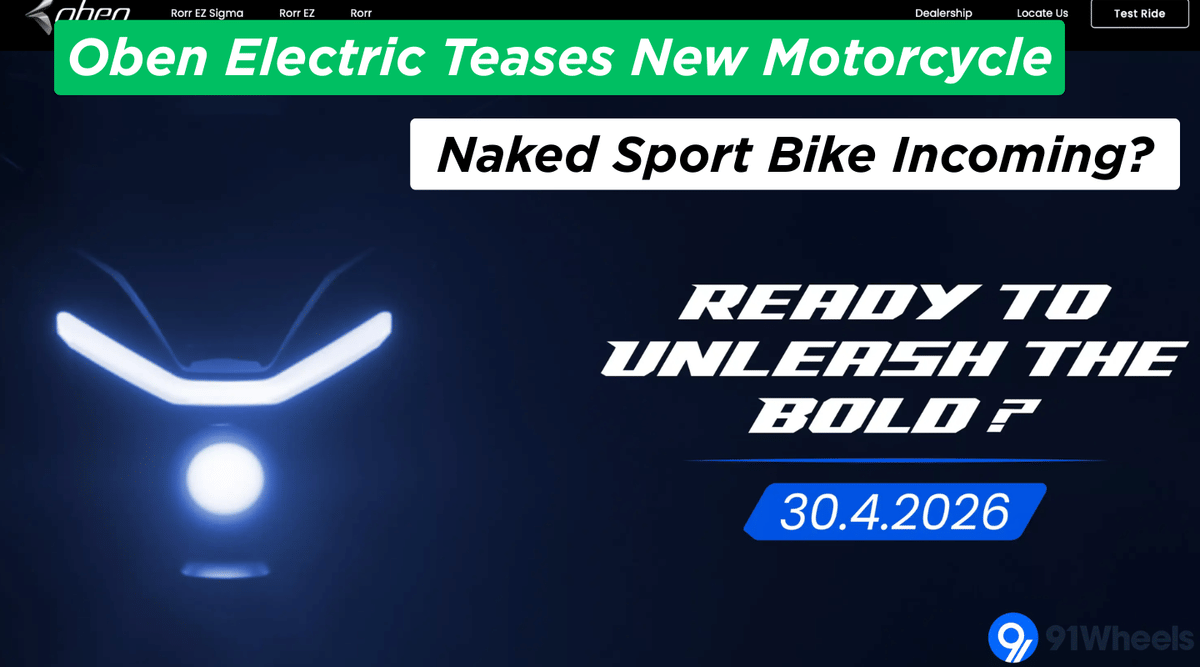 Oben Electric Teases New Motorcycle - Naked Sport Bike Incoming? Oben Electric Teases New Motorcycle - Naked Sport Bike Incoming?
