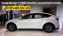 Telsa Model Y LWB Launched in India; Priced at Rs. 61.99 Lakh (Ex-sh): Details Here