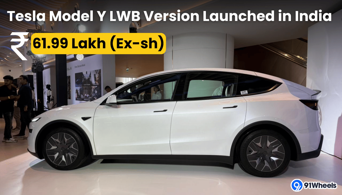 Tesla Model Y LWB Launched in India; Priced at Rs. 61.99 Lakh (Ex-sh): Details Here Tesla Model Y LWB Launched in India; Priced at Rs. 61.99 Lakh (Ex-sh): Details Here