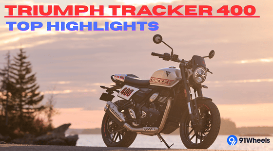 Triumph Tracker 400 Launched At Rs 2.46 Lakh - Top Highlights