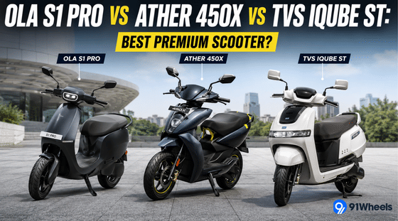 Ola S1 Pro vs Ather 450X vs TVS iQube ST: Best Premium Scooter?