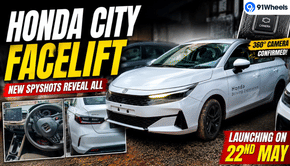 Honda City Facelift New Spyshots Reveal All; Launching on 22nd May