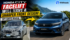 Honda City Facelift Will Have A Sharper Front Design, Spy Shots Reveal