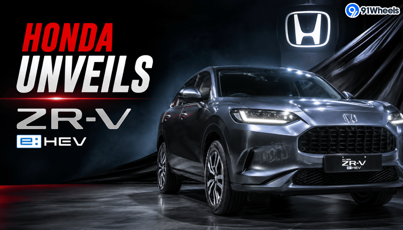 Honda Unveils ZR-V e:HEV In India; Premium Hybrid SUV Arrives