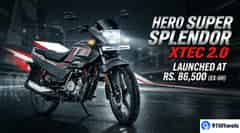 Hero Super Splendor XTEC 2.0 Launched at Rs. 86,500 (Ex-Sh)