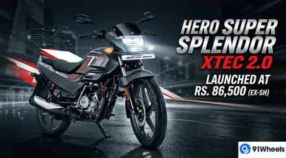 Hero Super Splendor XTEC 2.0 Launched at Rs. 86,500 (Ex-Sh)