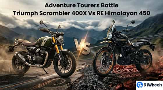 Triumph Scrambler 400X Vs RE Himalayan 450: Adventure Tourers Battle