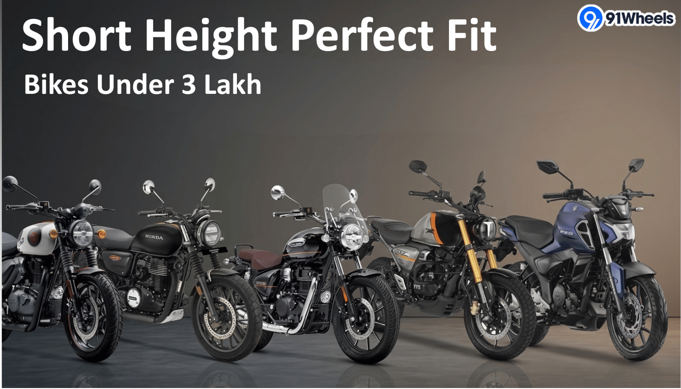 Short Height, Perfect Fit: 5 Motorcycles Under 3 Lakh