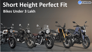 Short Height, Perfect Fit: 5 Motorcycles Under 3 Lakh