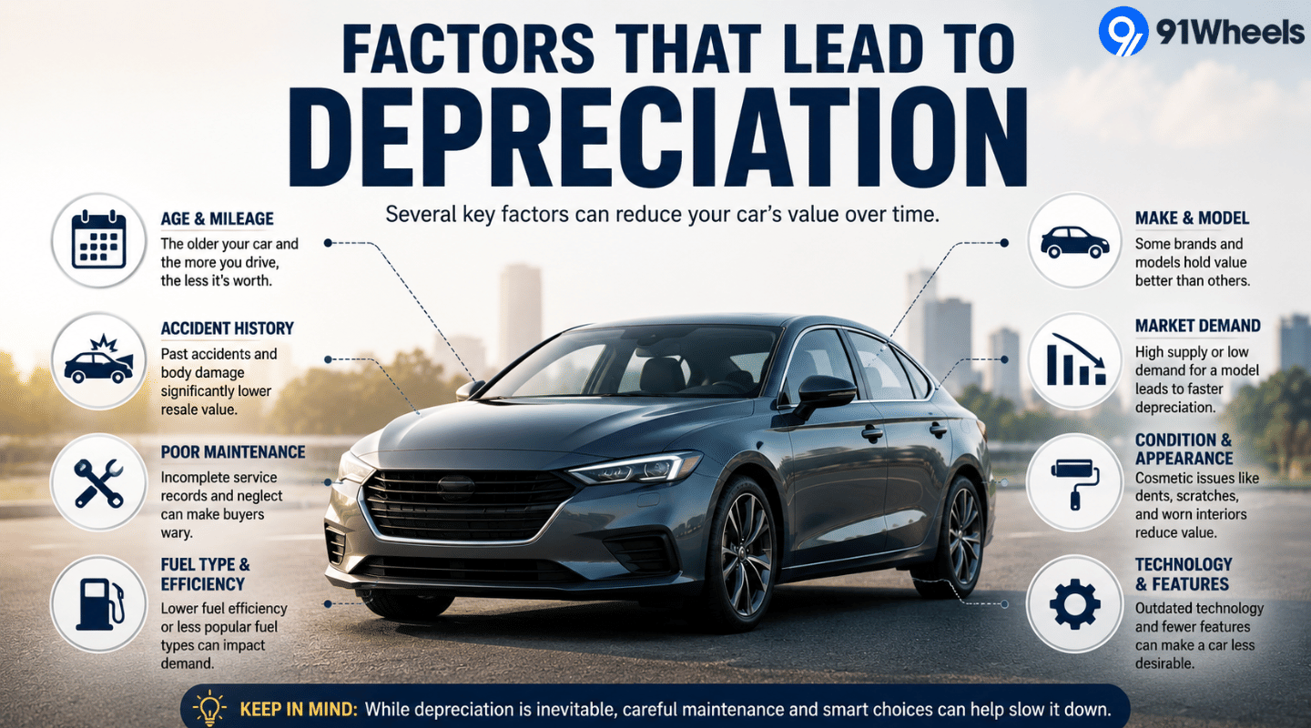 Car Depreciation in India: What Affects It and How To Reduce It Car Depreciation in India: What Affects It and How To Reduce It