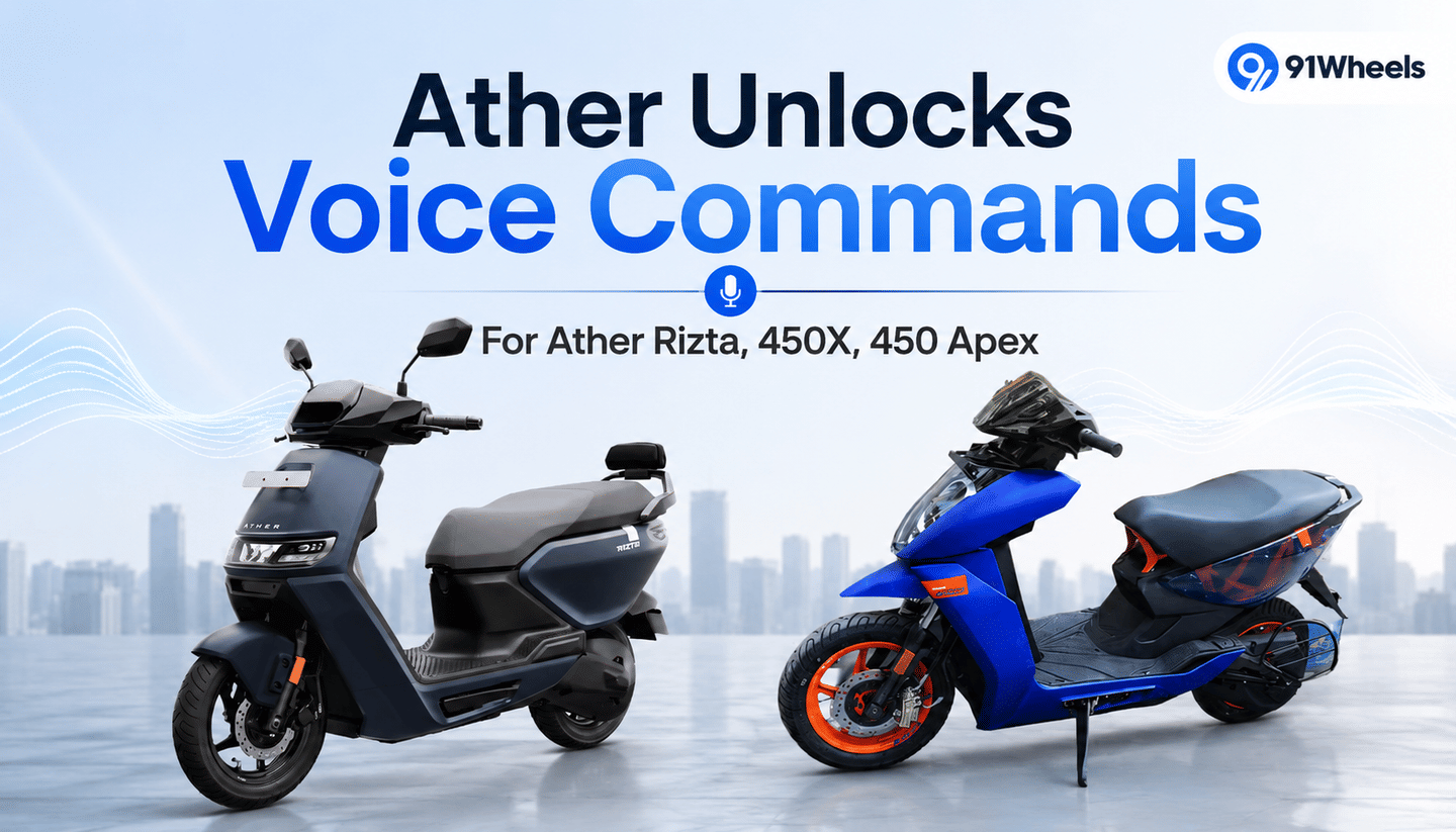 Voice Commands Unlocked For Ather 450X, 450 Apex, & Rizta Z Scooters