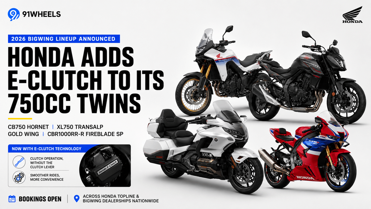 Honda Adds E-Clutch to Its 750cc Twins; 2026 BigWing Lineup Announced Honda Adds E-Clutch to Its 750cc Twins; 2026 BigWing Lineup Announced