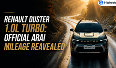 Renault Duster 1.0 Turbo Mileage Revealed; Delivers Over 19 kmpl