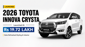 2026 Toyota Innova Crysta Launched At Rs 19.72 Lakh, Gets Refreshed Styling & Interior