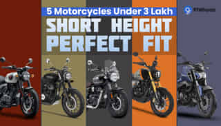 Short Height, Perfect Fit: 5 Motorcycles Under 3 Lakh
