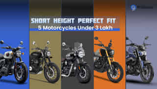 Short Height, Perfect Fit: 5 Motorcycles Under 3 Lakh