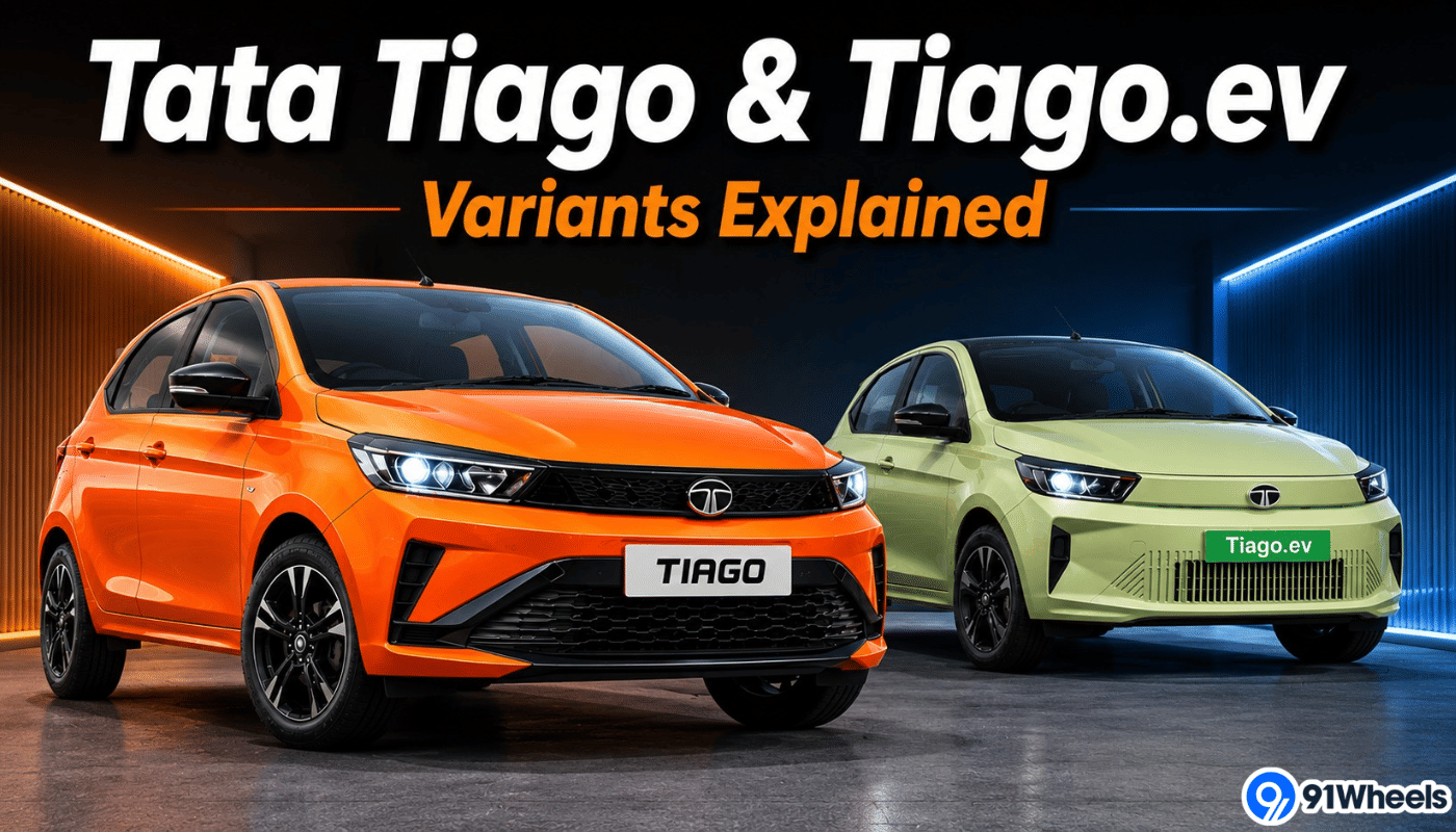 Tata Tiago & Tiago.ev Variant-Wise Features Explained: Details Inside