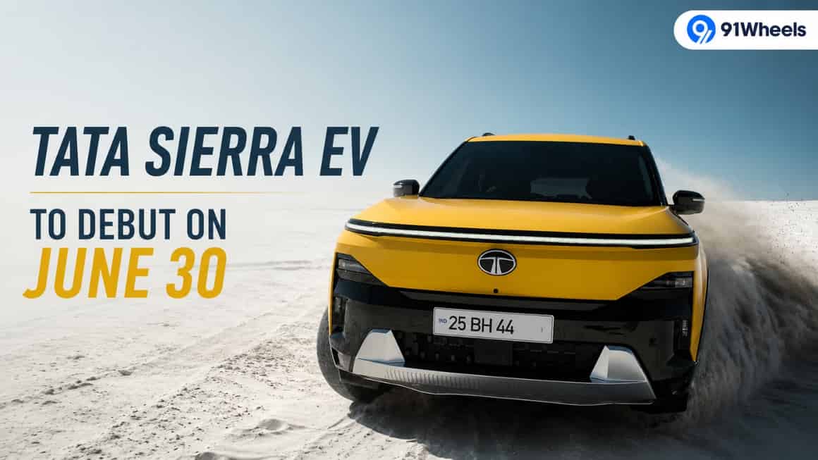 Tata Sierra EV To Make  Debut On June 30: 500+ km Range Expected