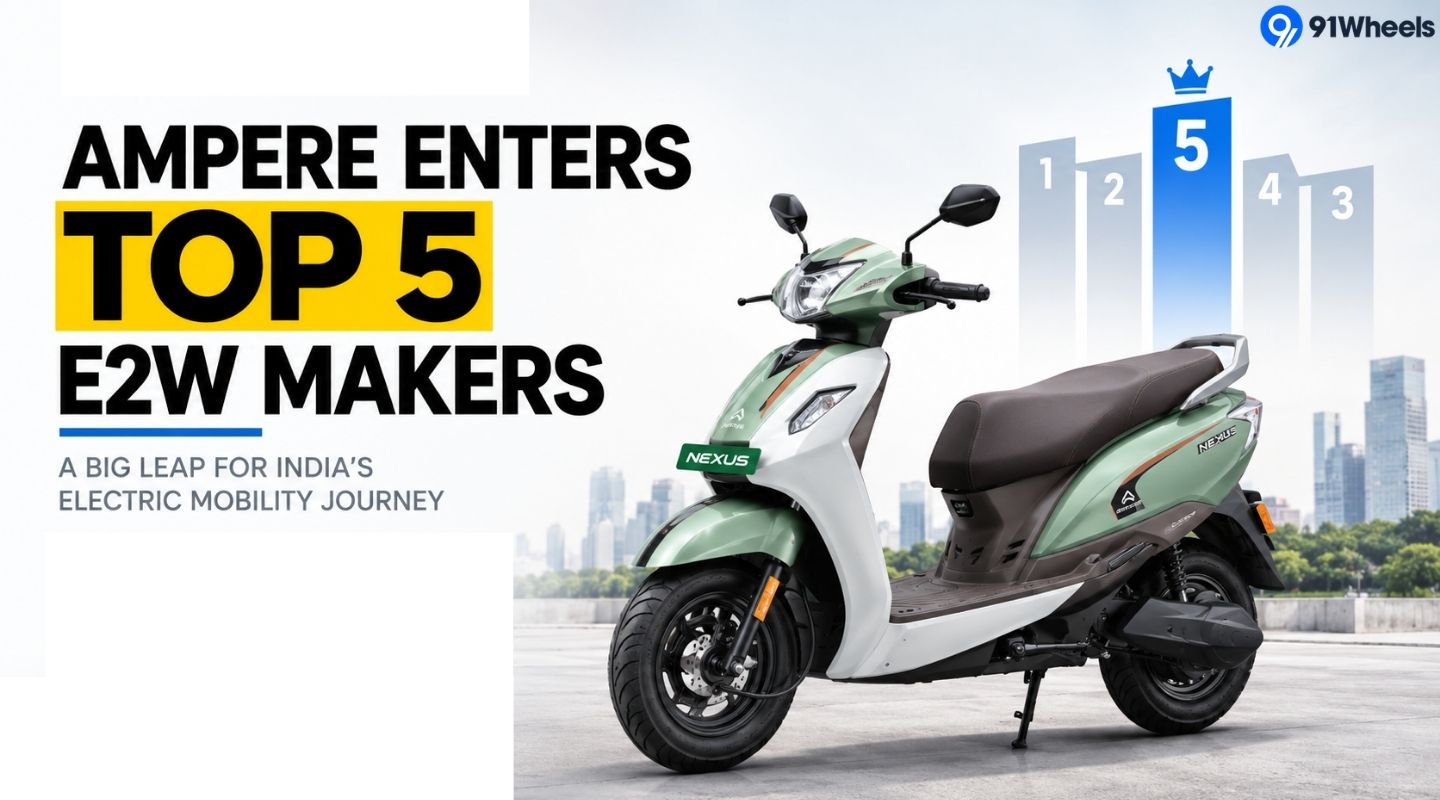 Ampere Enters Top 5 E2W Makers