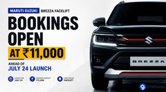 Maruti Suzuki Brezza Facelift Bookings Open At Rs 11,000 Ahead Of July 24 Launch Maruti Suzuki Brezza Facelift Bookings Open At Rs 11,000 Ahead Of July 24 Launch