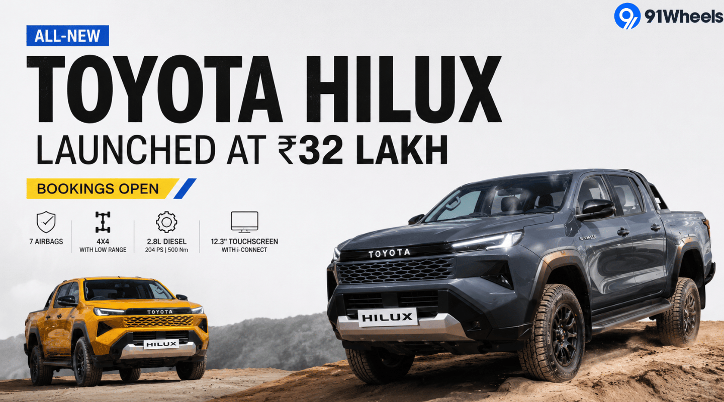 All-New Toyota Hilux Launched At Rs 32 Lakh; Bookings Now Open All-New Toyota Hilux Launched At Rs 32 Lakh; Bookings Now Open